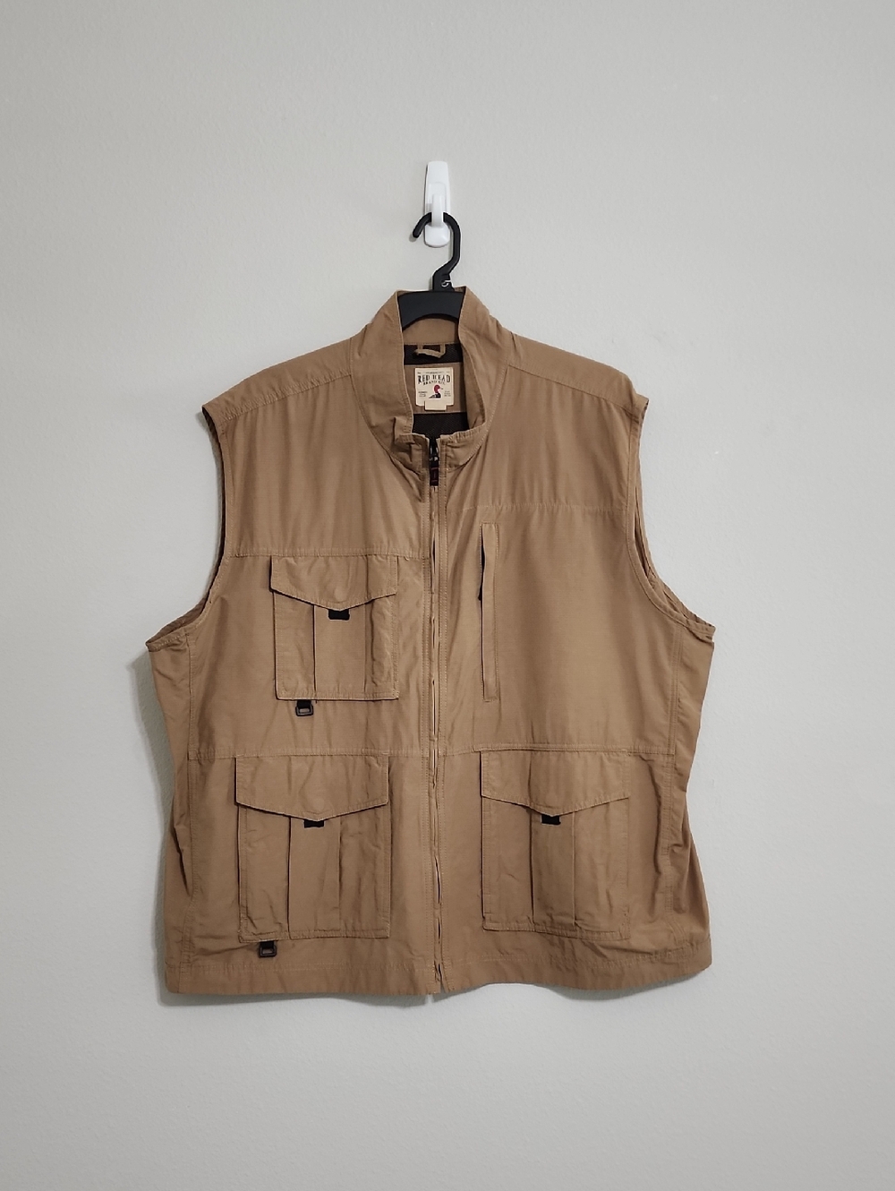 Red Head Men's Tan Utility Vest 3XL - Fishing Hunting Outdoor Gear
